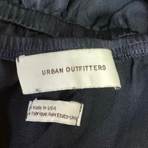 Urban Outfitters Women's Blue Strapless Culotte Flared Wide Leg Jumpsuit Size M - Picture 4 of 5